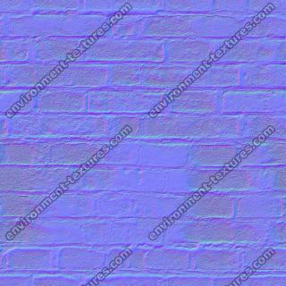 seamless wall bricks normal 0004